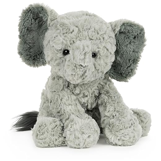 GUND Cozys Collection Elephant Plush Stuffed Animal for Ages 1 and Up, Gray, 10"