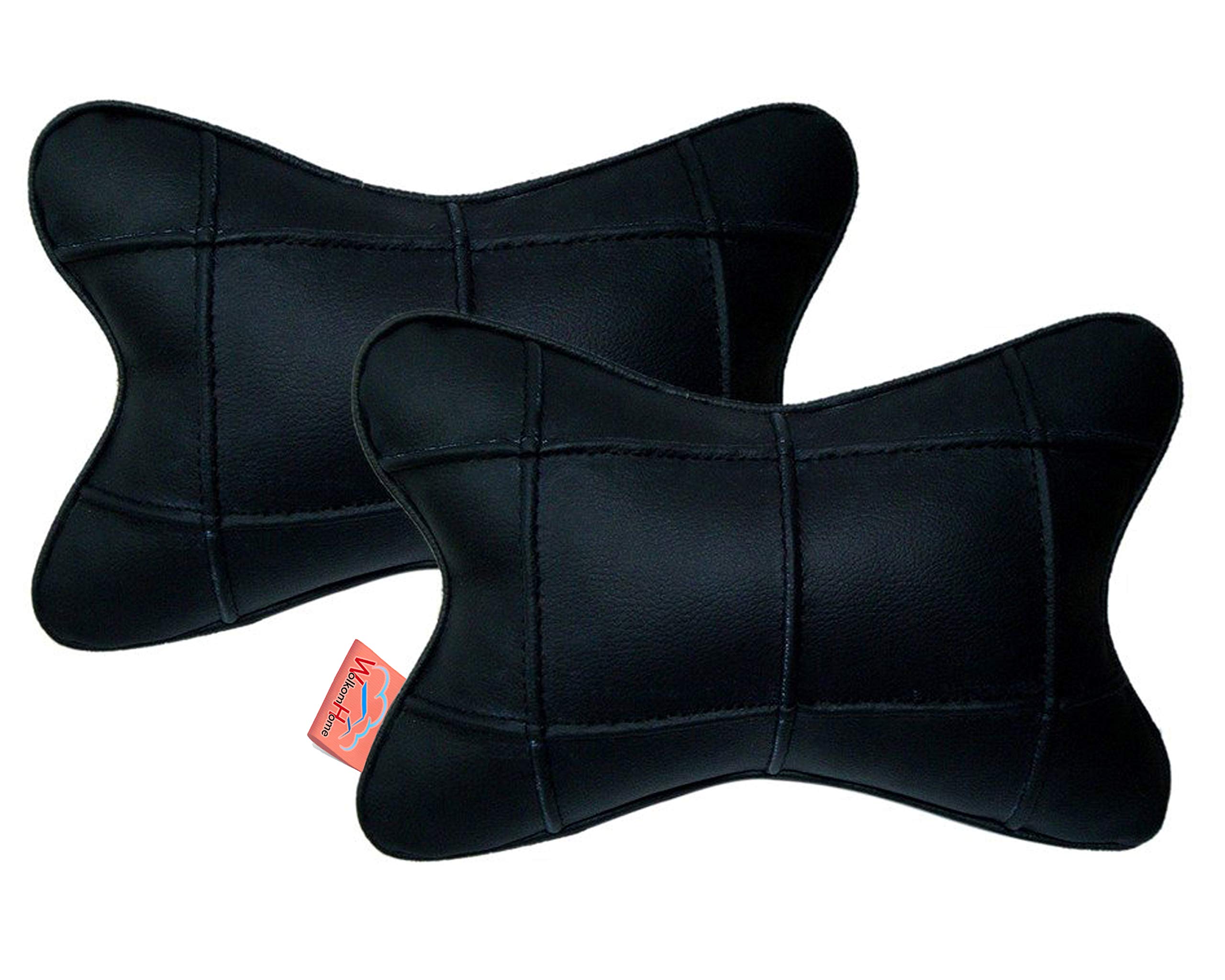 WolkomHome Car Neck Pillows Neck Rest Headrest Square Black Color for Mercedec C180