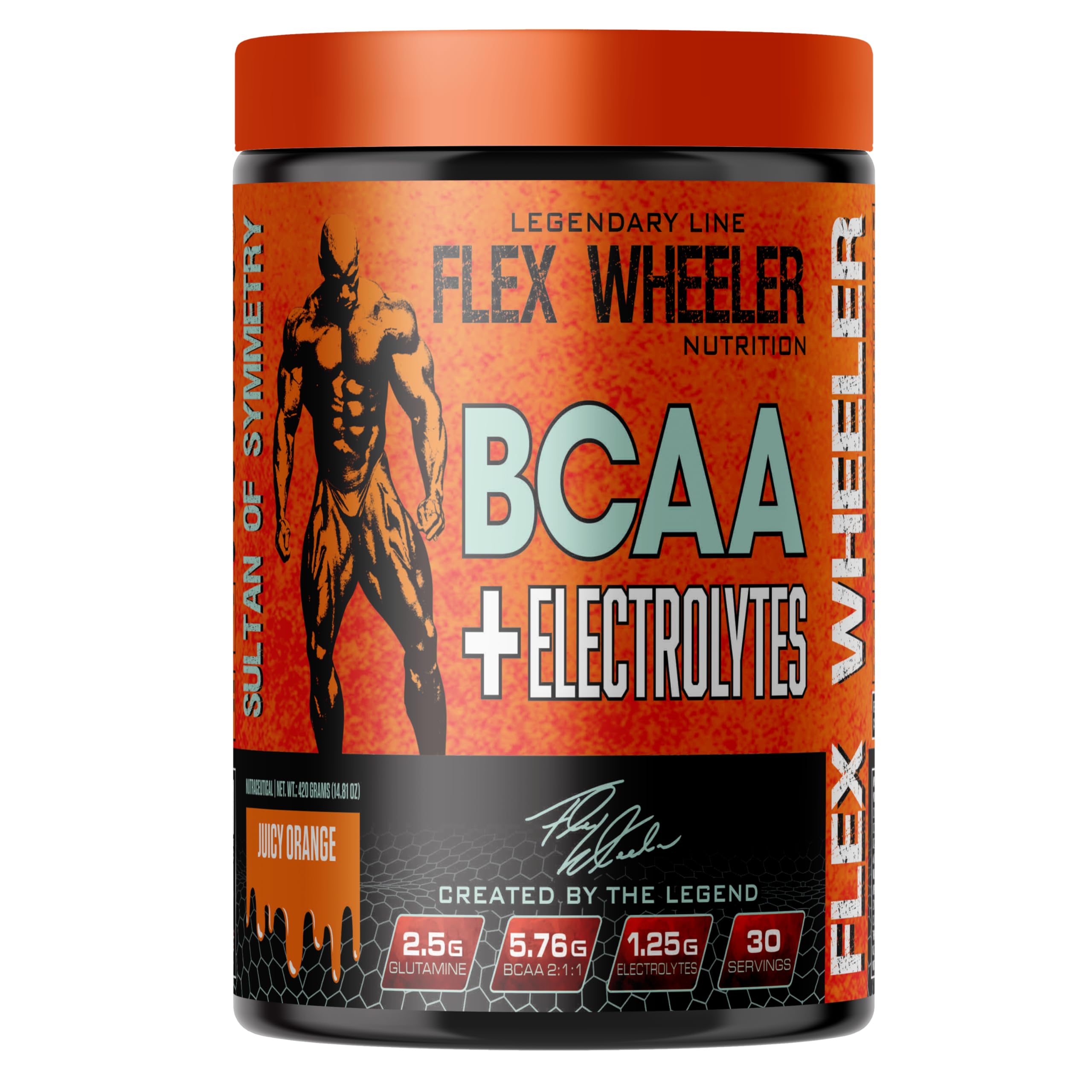 Flex Wheeler Nutrition BCAA + Electrolytes - 30 Servings | Advanced Muscle Recovery and Hydration Formula (Juicy Orange) (B0CVQJZQJQ) Amazon Price History, Amazon Price Tracker