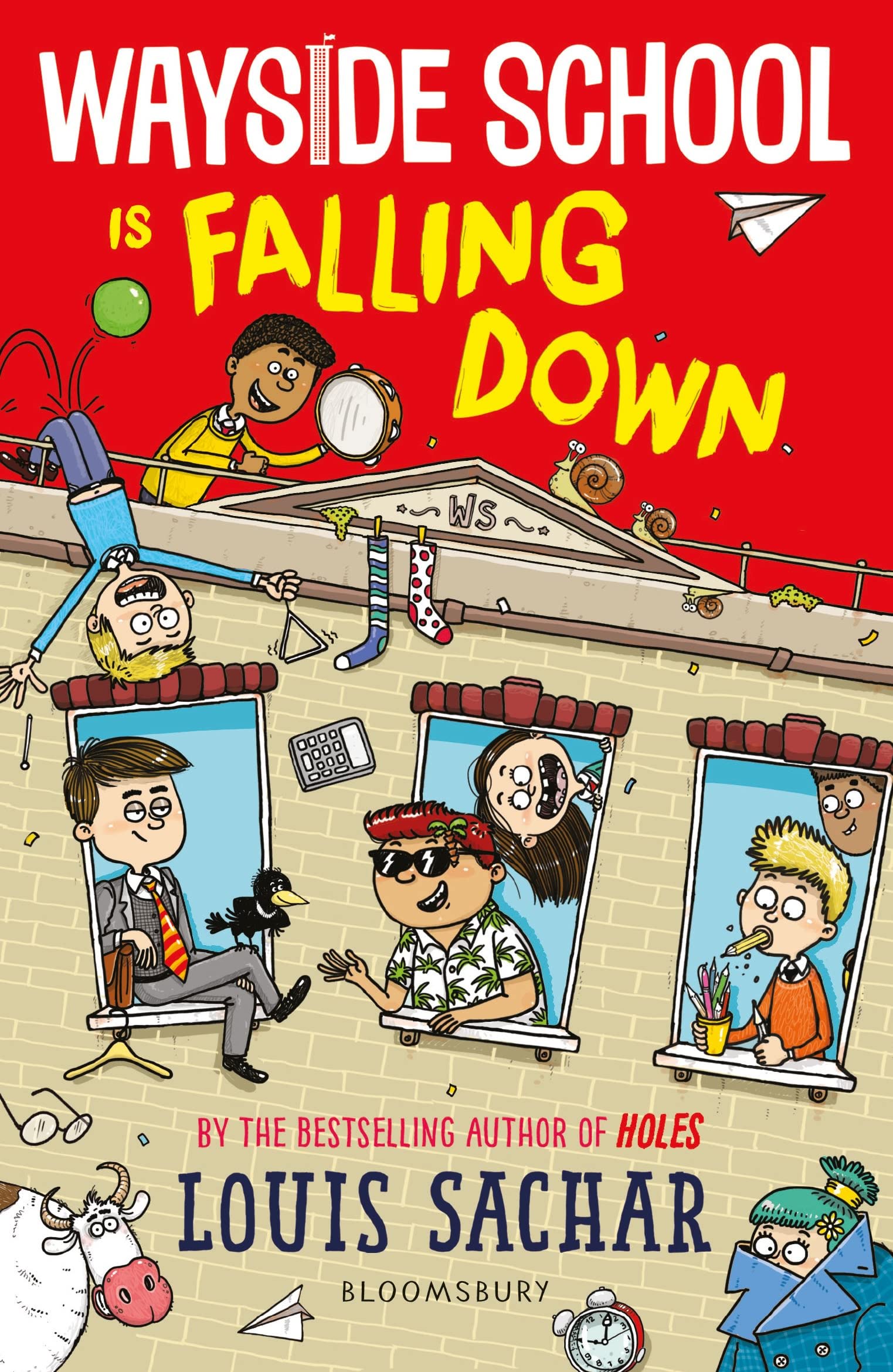 Wayside School + Buch + Wayside School Is Falling Down – neue Ausgabe mit Illustrationen von Aleksei Bitskoff