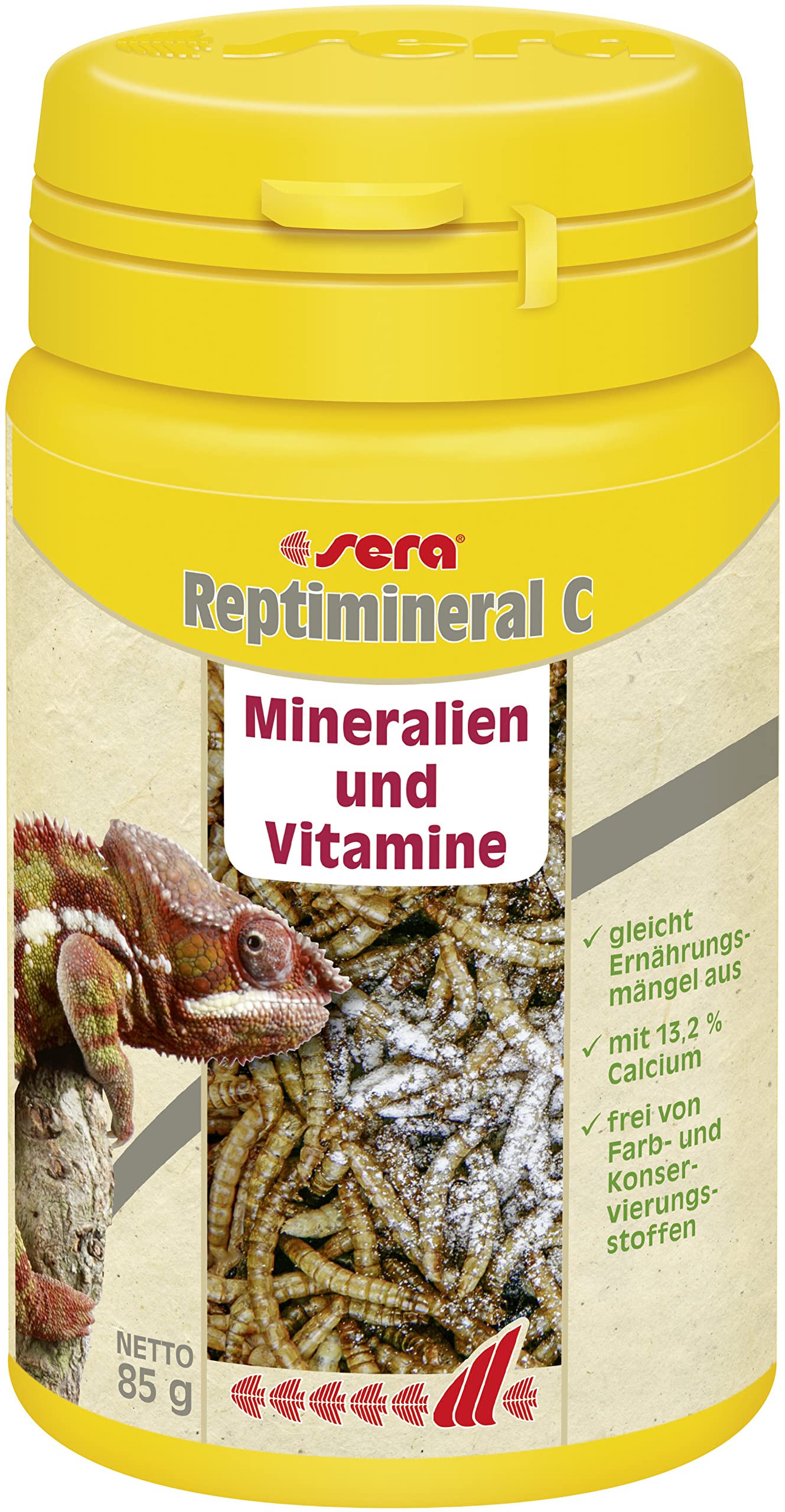 sera Reptimineral C 100 ml supplementary feed from a concentrated mineral vitamin mix for all meat eating reptiles and aquatic turtle fine powder adheres perfectly to live food