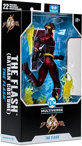 Miniatura 9 de McFarlane - DC Multiverse - Figura de acción de la película Flash de 7 pulgadas - El disfraz de Batman Flash