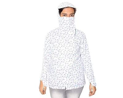 Goodluck Cotton, Mid Thigh Summer Mask Sun Coat For Girls (Important Note : Print Design May Vary, As Per Stock) (40)