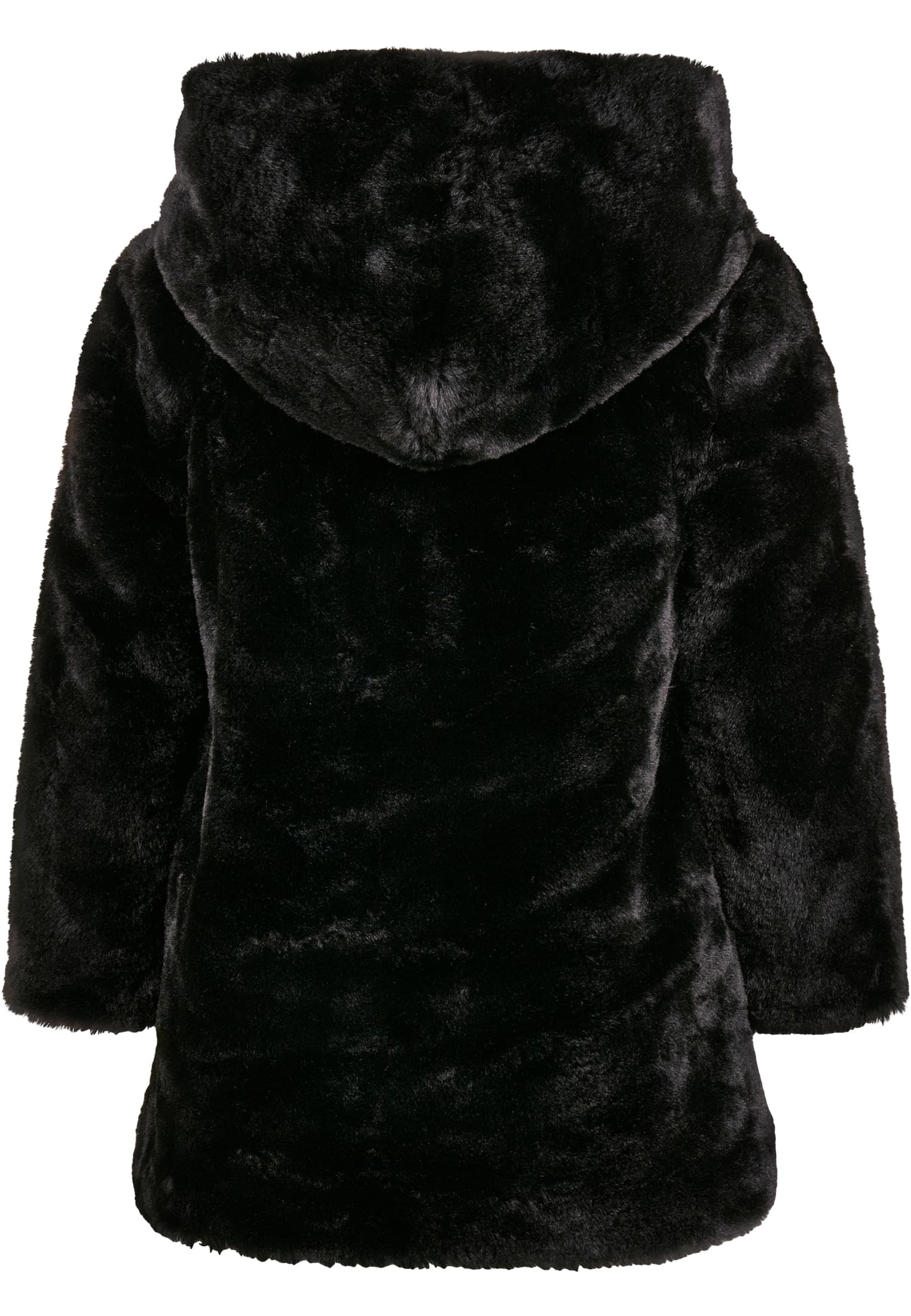Urban Classics Damen Girls Hooded Teddy Coat