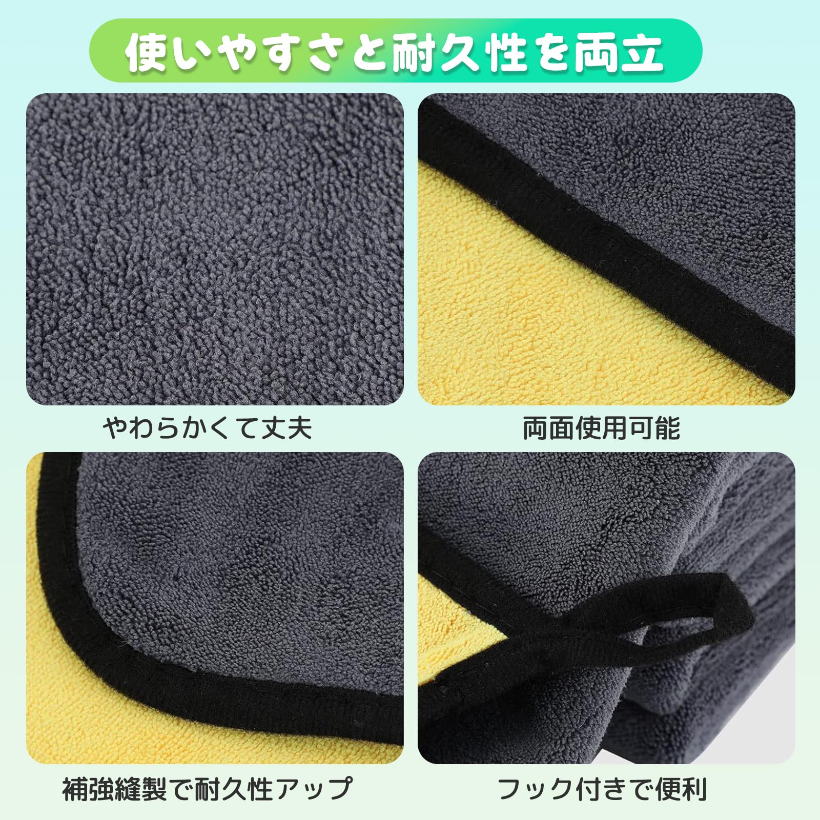 STEEL-LAND ペット専用タオル スエードタオル 超吸水素材 吸水量最大500ml 猫犬兼用 速乾性 肌触り柔らか ペット用バスタオル ペット入浴後のボディ拭きに最適 洗車など多用途に使用可能 多機能タオル 毛落ちしにくい 耐退色性 (ブルー, S)