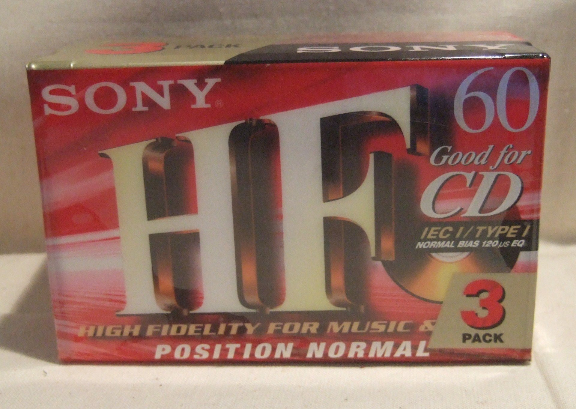 Sony 3C60HF audio/video cassette