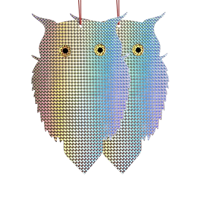 无声反光驱鸟器 2个装 适用于户外家庭花园