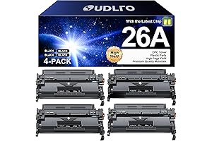 4-Pack Compatible 26A Toner Cartridge for HP LaserJet Pinter