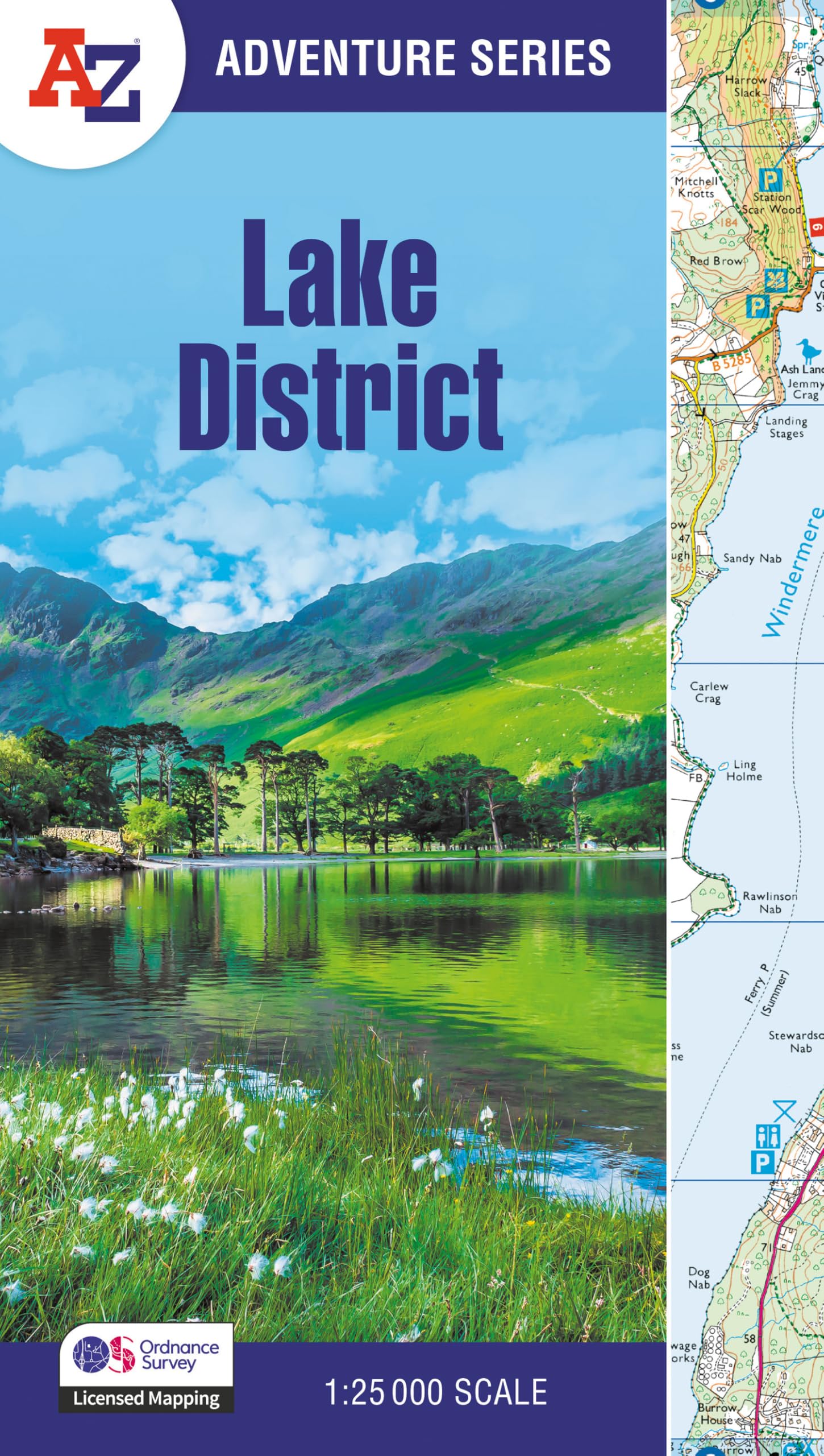 Lake District Adventure Atlas: with Ordnance Survey Mapping (A -Z Adventure Series)