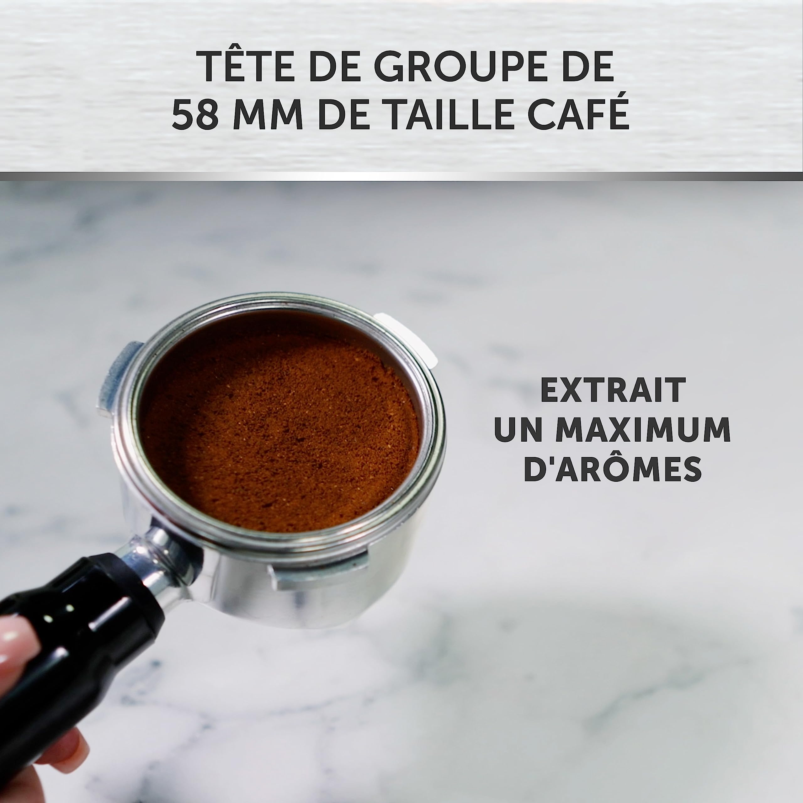 Breville Barista Mini Cafetière/machine à expresso semi-automatique | avec buse à vapeur pour faire mousser le lait & pompe italienne de 15 bars [VCF125X]