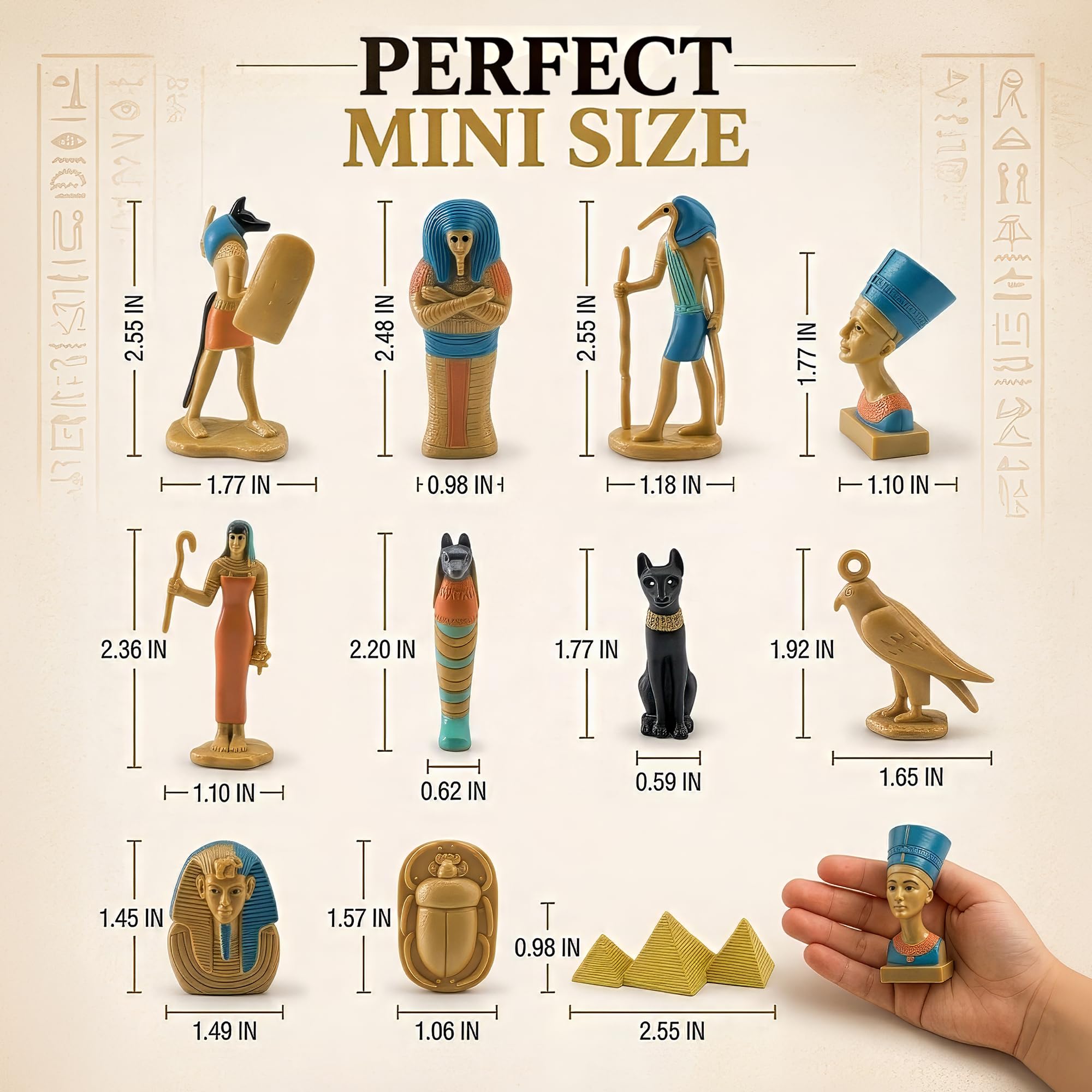 Amazon.com: Liberty Imports 12 PCS Ancient Egypt Toys, Mini