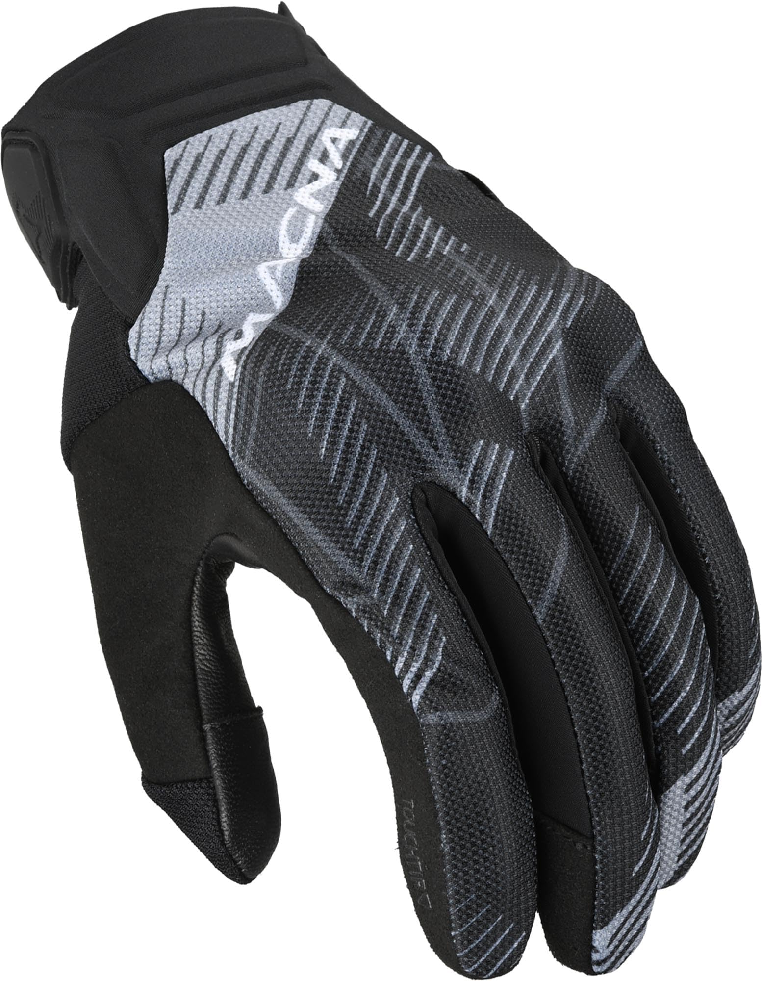 Macna Obtain Leather Rękawice motocyklowe, beżowy/szary, S