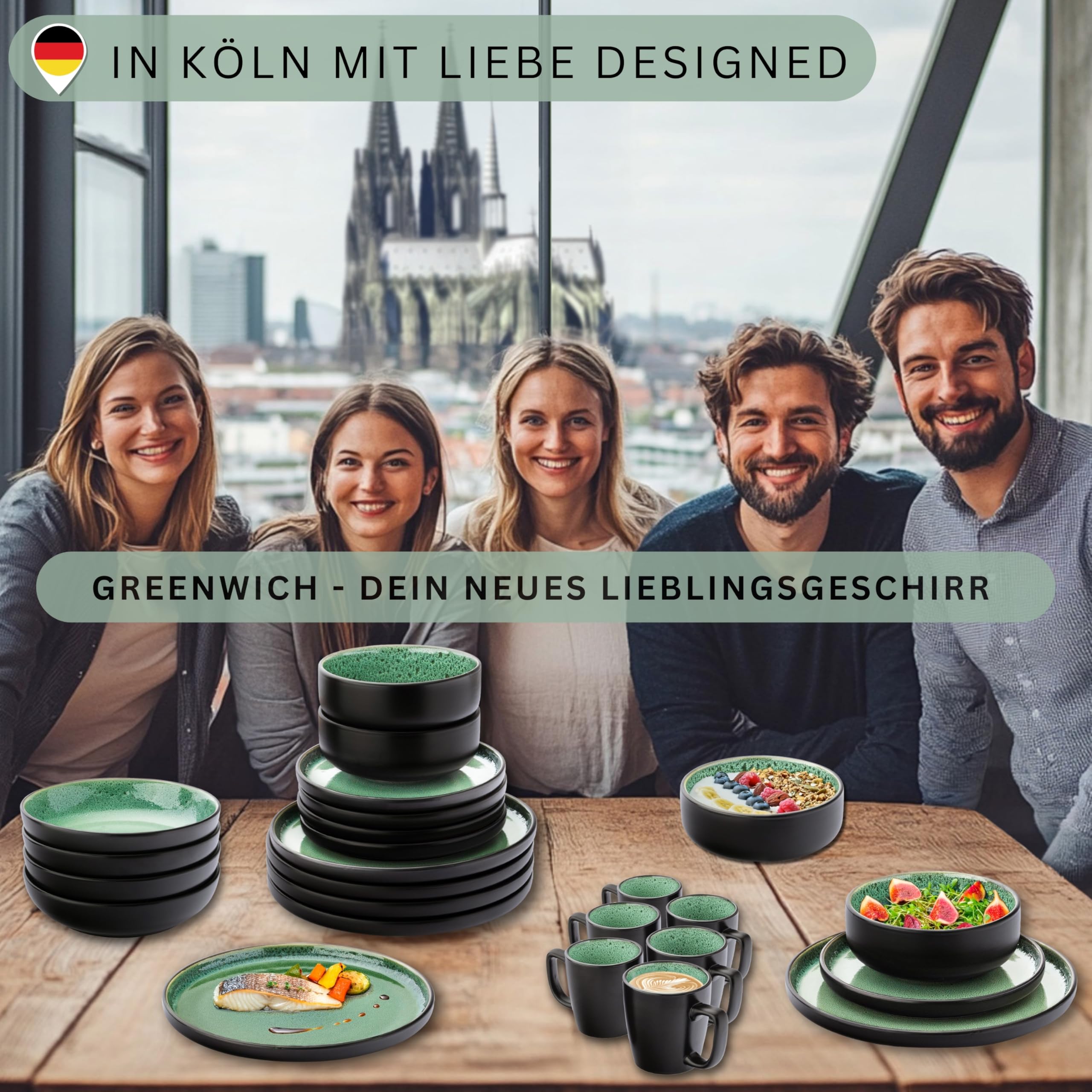 Sänger Greenwich Dessertteller 6-teilig – Bild 6