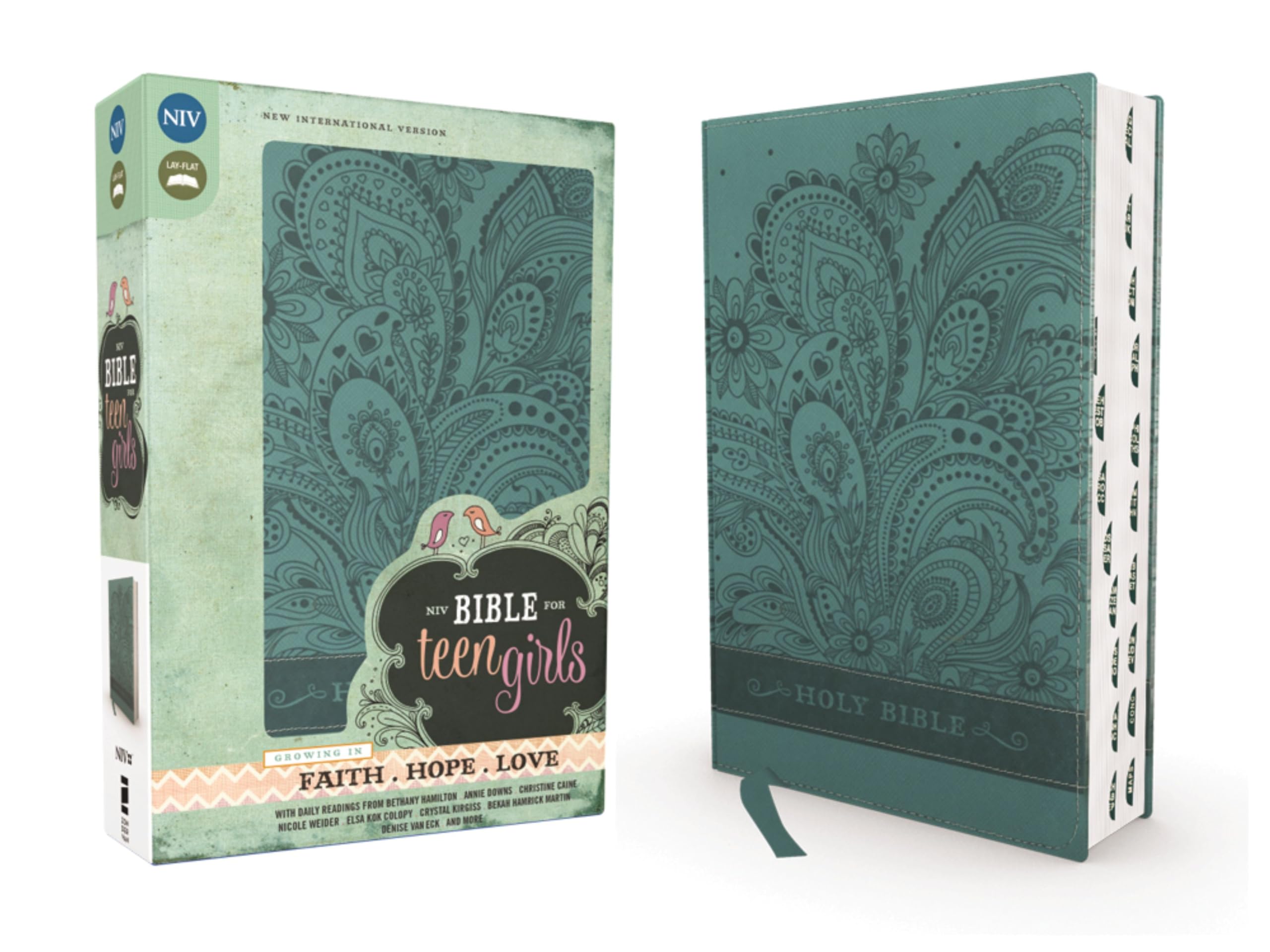 NIV Bible for Teen Girls: New International Version, Caribbean Blue, Leathersoft