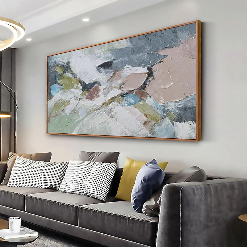 Large Wall Art for Living Room Colorful Abstract Wall Art 30x60 Inch