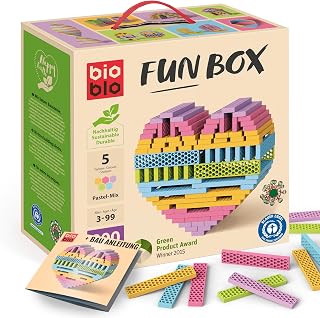 Holzbausteine Fun Box Pastel, bioblo