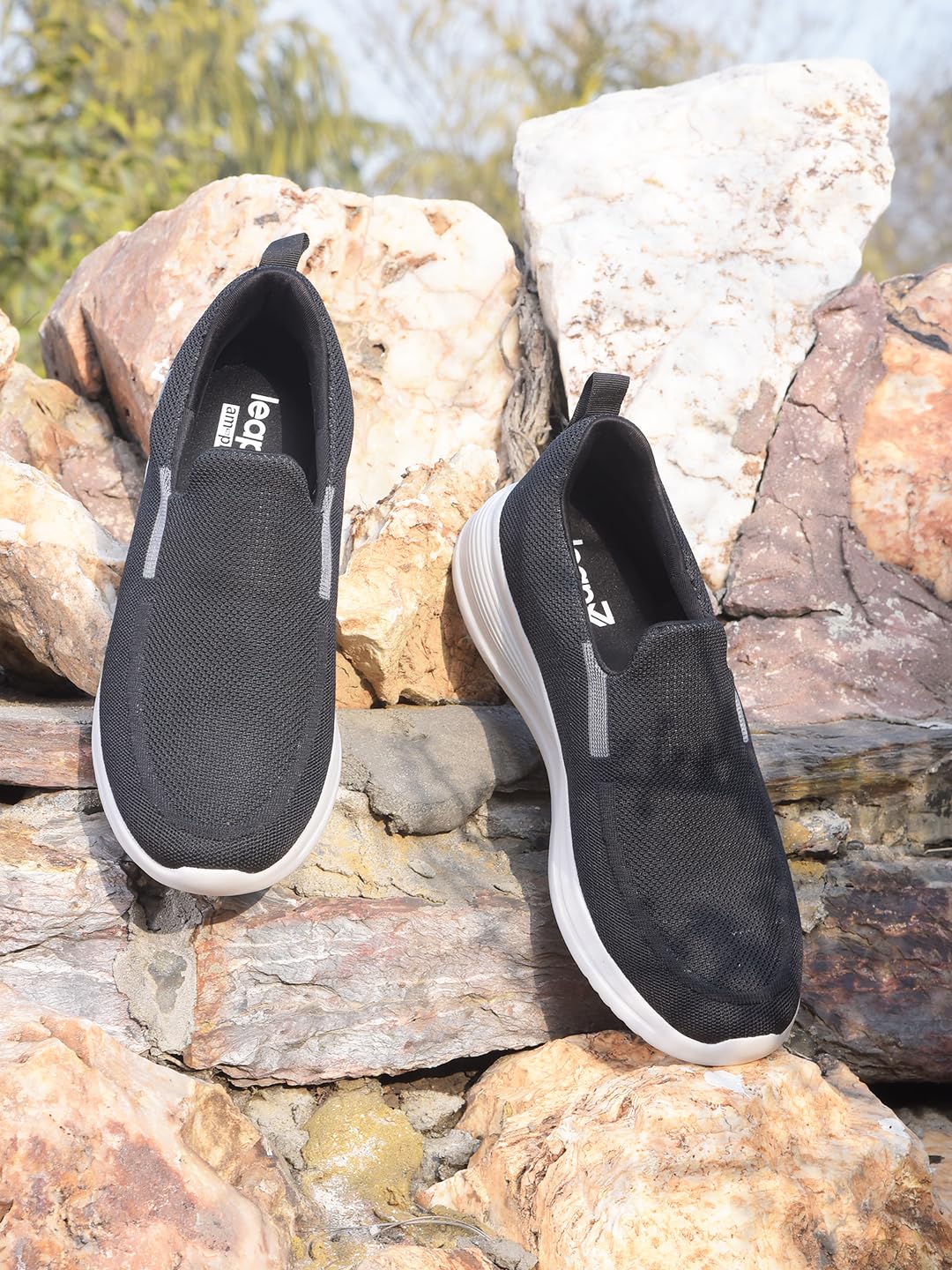 Liberty Leap7x NEATHER-1E Non-Lacing Walking Shoes for Men with EVA Sole| Suitable for Jogging, Workout, Gym & Outdoor Activity | Stylish, Lightweight & Comfortable Footbed | Sports Footwear 2 81mdVSo IsL. SL1440