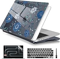 Vista 10 de Batianda Funda para MacBook Pro de 16 pulgadas 2024 M4 2023 2021 versión modelo A3403/A2991 con chip M3 M2 M1 Pro/M1 Max, carcasa rígida de plástico