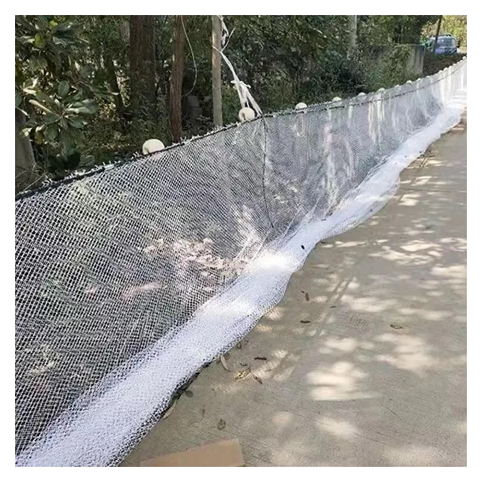 Red de nailon anti pájaros de 3 mm, malla hexagonal de poliéster negro para jardín, acuicultura, pesca, proyectos de bricolaje, red de protección de pájaros de 1 m x 5 m