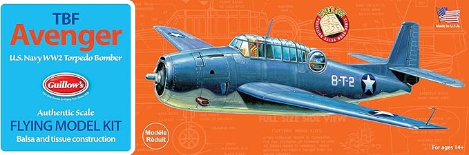 Guillows G509 Avenger (Balsa wood kit)