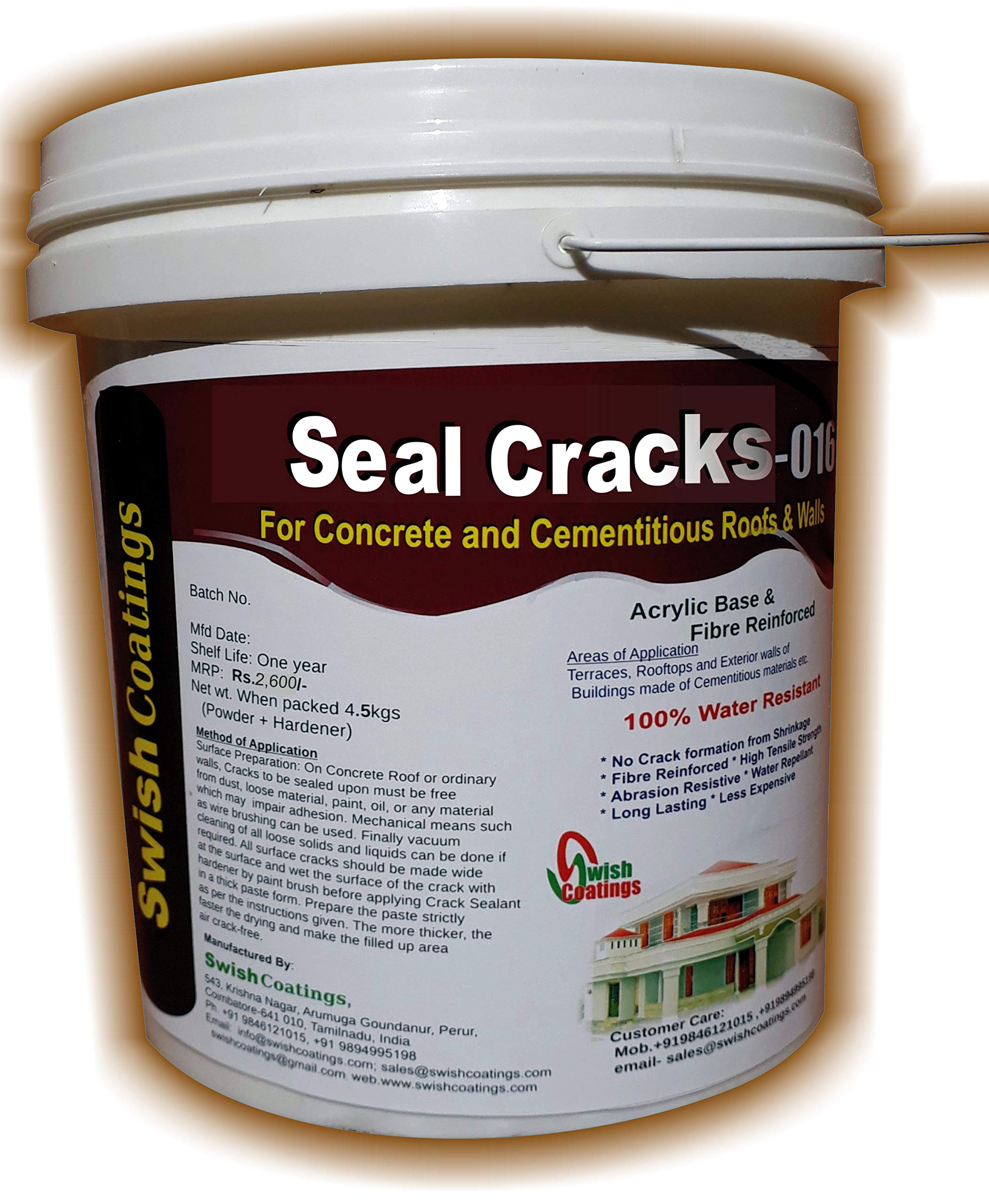 Buy Seal Cracks 0164.5kg Crack Sealing Compound Acrylic BaseFibre Reinforced Cementitious