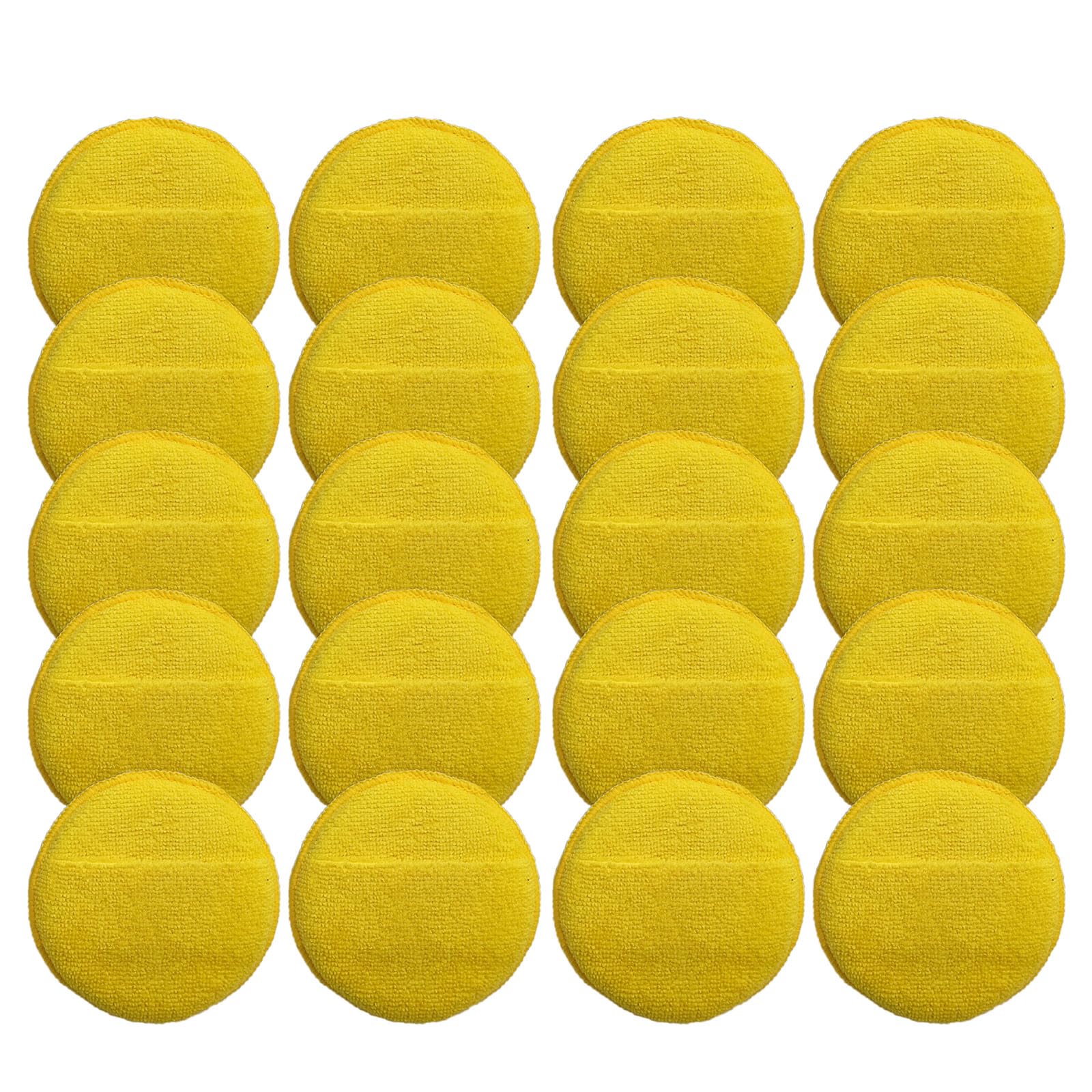 1 Set Thick and Comfortable 2.5Cm Car Waxes Sponge Applicator Pad for Effortless Waxes Application on Various Surfaces Car Applicator Pad