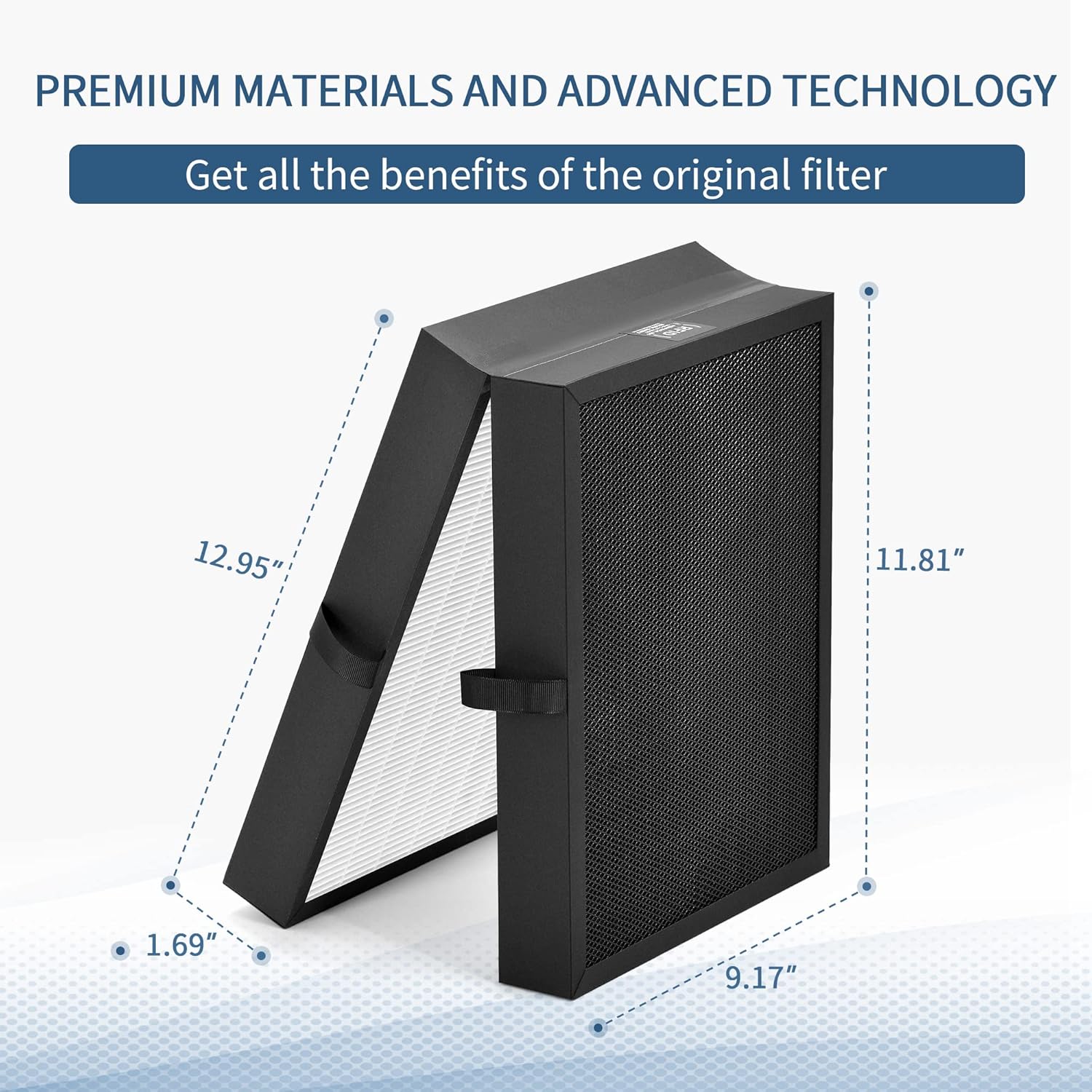 7400 Smart Filter Replacement Compatible with blueair protect smartfilter 7400 Models 7410i 7440i 7470i Air Puri-fier, 4-Stage with H13 True HEPA Filter, Activated Carbon and Dual Pre-filter, 1-Pack - Image 4