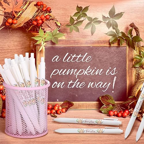 Miniatura 3 de Ireer 36 bolígrafos de regalo de baby shower para invitados, juegos a granel, para niños o niñas, bolígrafos retráctiles de tinta de gel, bolígrafos