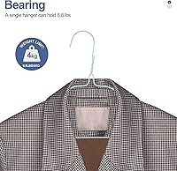 Vista 6 de SPECILITE Perchas de Alambre de Metal a Granel Paquete de 50 con Ranura, 16.7 Pulgadas, Calibre 12 Ultra Delgadas, Antideslizantes, para Trajes