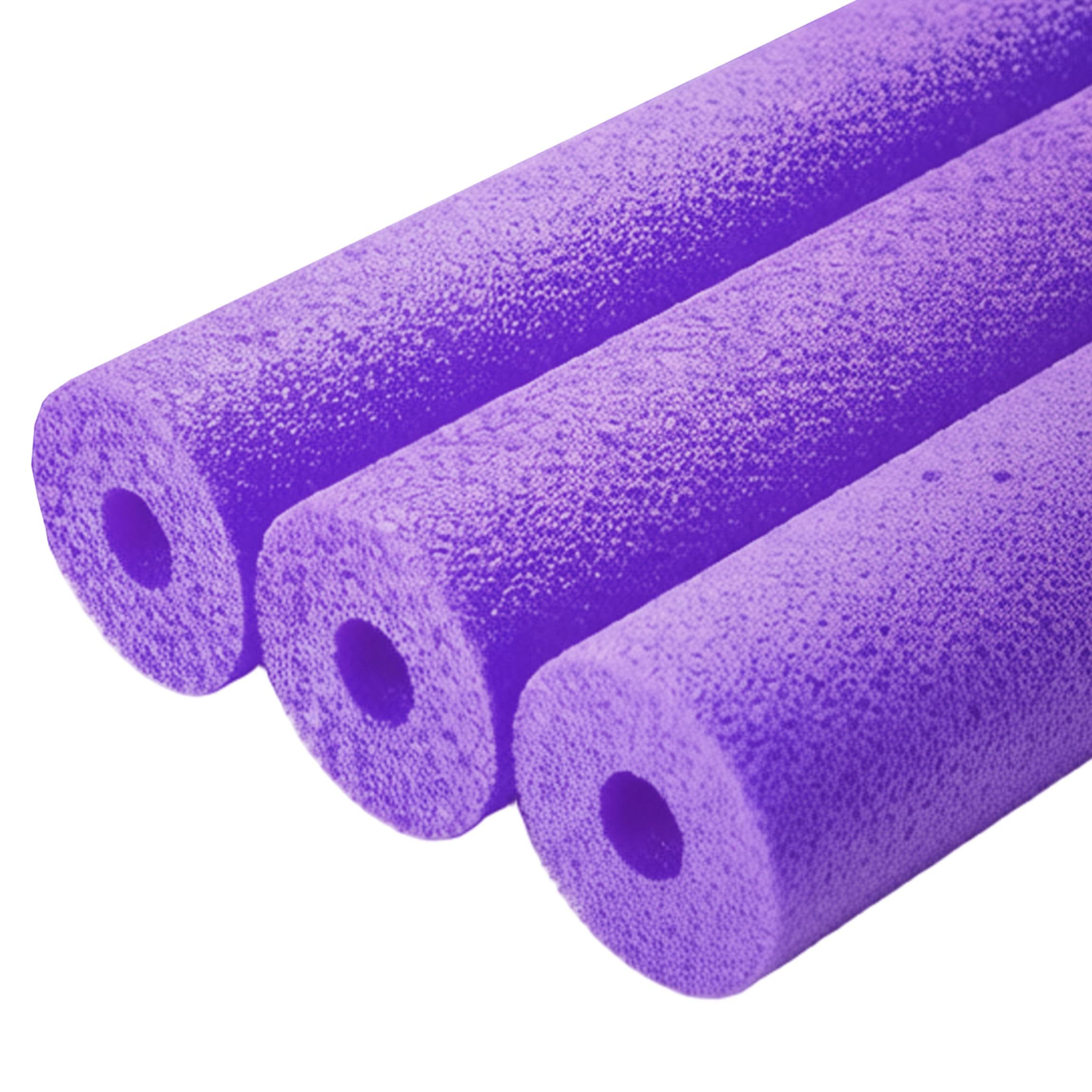 Jumbo Pool Noodles Red Foam Swim Noodles –3 Pack Jumbo Pool for Kids' Play Gymnastics & Blindfold Games, 59 Inch (Purple)