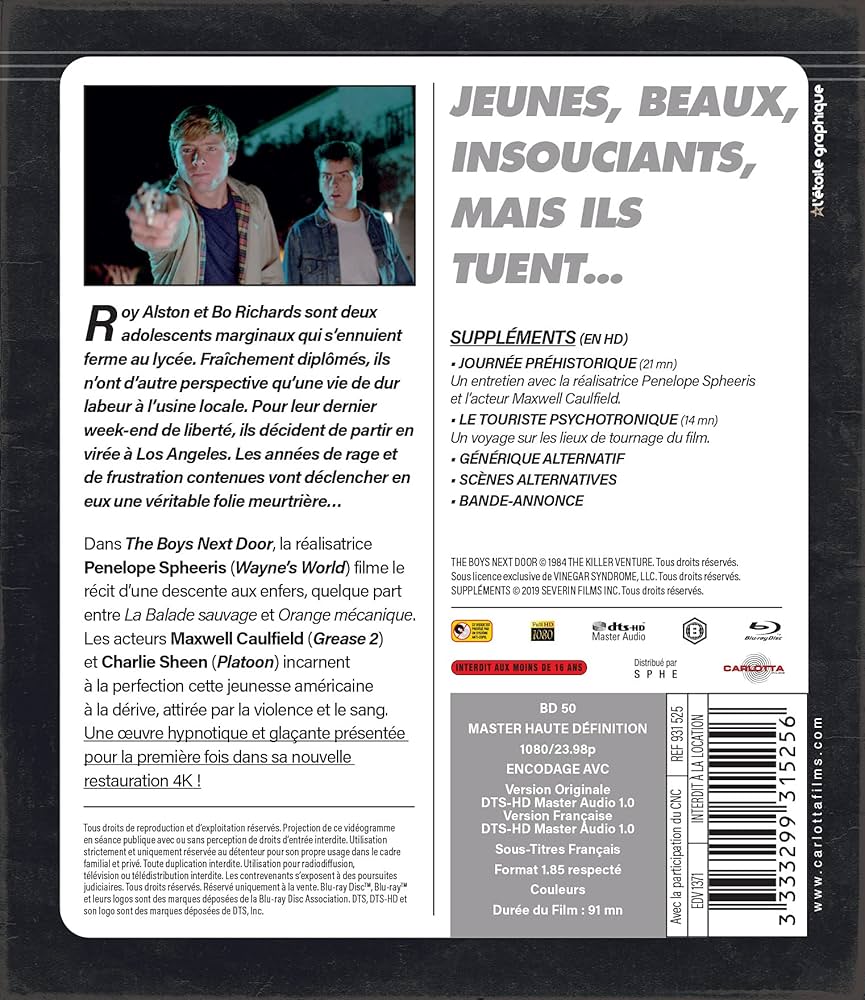 Amazon.com: The Boys Next Door [ NON-USA FORMAT, Blu-Ray