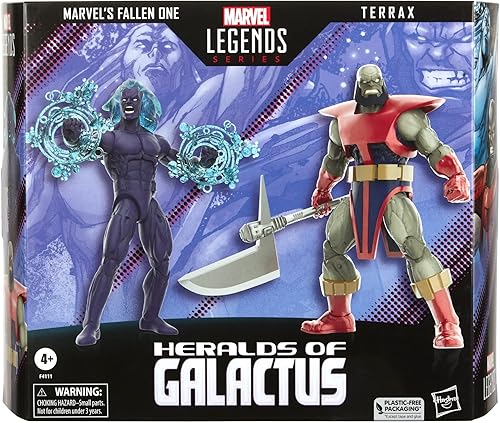 Marvel Legends - Paquete de 2 figuras de acción de la serie de cómics Herald of Galactus de 6 pulgadas