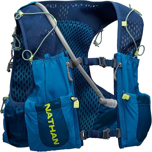 Miniatura 2 de Nathan Vapor Air 3.0 7 Liter Hydration Vest w 2L Bladder, Air Mesh Shoulder Straps, Front Pockets & Back Zipper Pocket, Breathable & Moisture Wicking