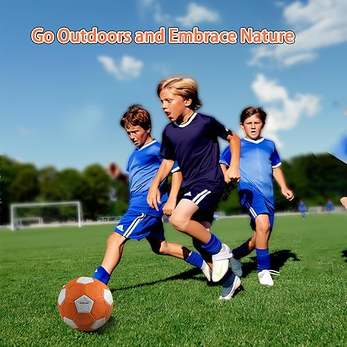 Miniatura 4 de Swerve and Curve - Balón de fútbol tamaño 4, pelota de entrenamiento de fútbol con paneles especiales para jugar, juegos de actividades al aire