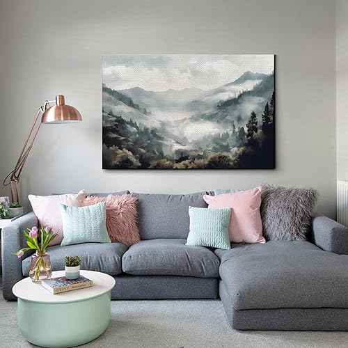 Miniatura 4 de Yosemite National Park Watercolor Panoramic Poster Print Captivating Wilderness Art for Nature Enthusiasts