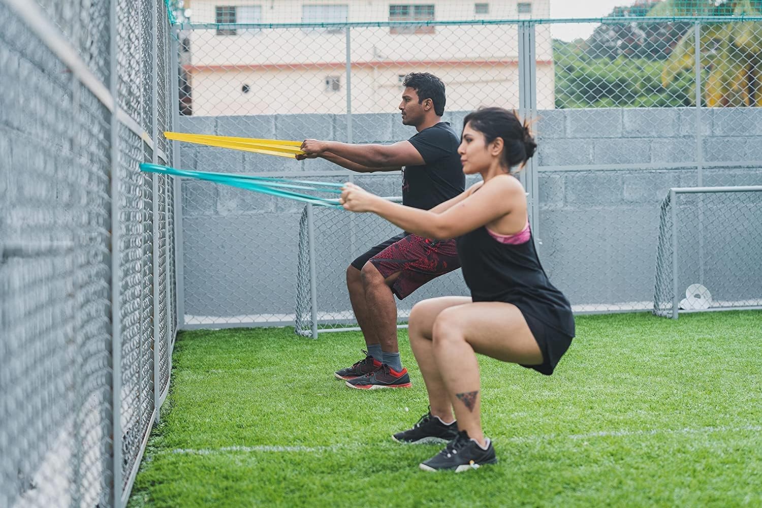 Training Band Banda Fascia Elastica di Resistenza per Fitness Crossfit Allenamento per Maschi e Femmine Unisex 5 Kg. 11 lbs