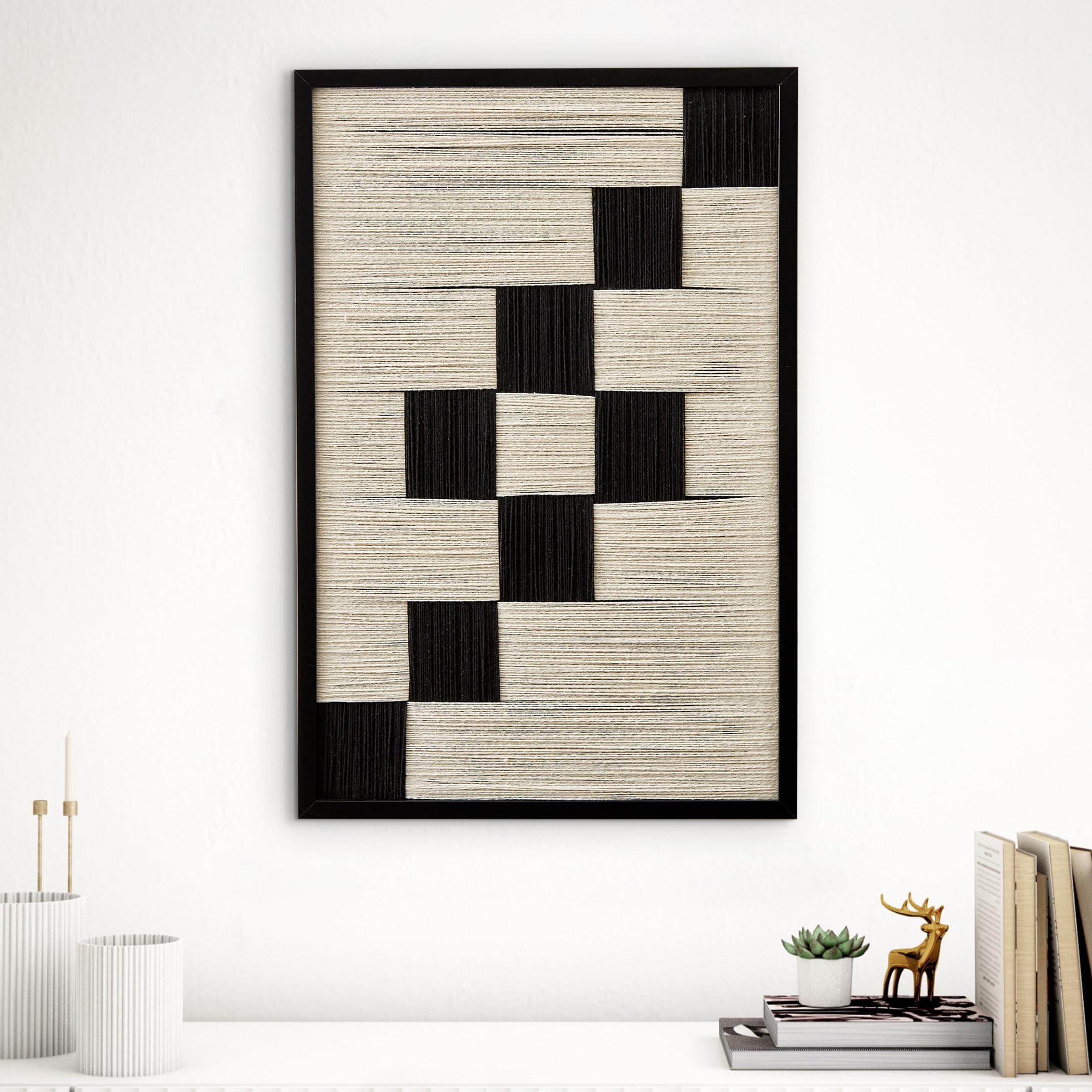 Home Centre Corsica String Fabric Wall Decor-image-0