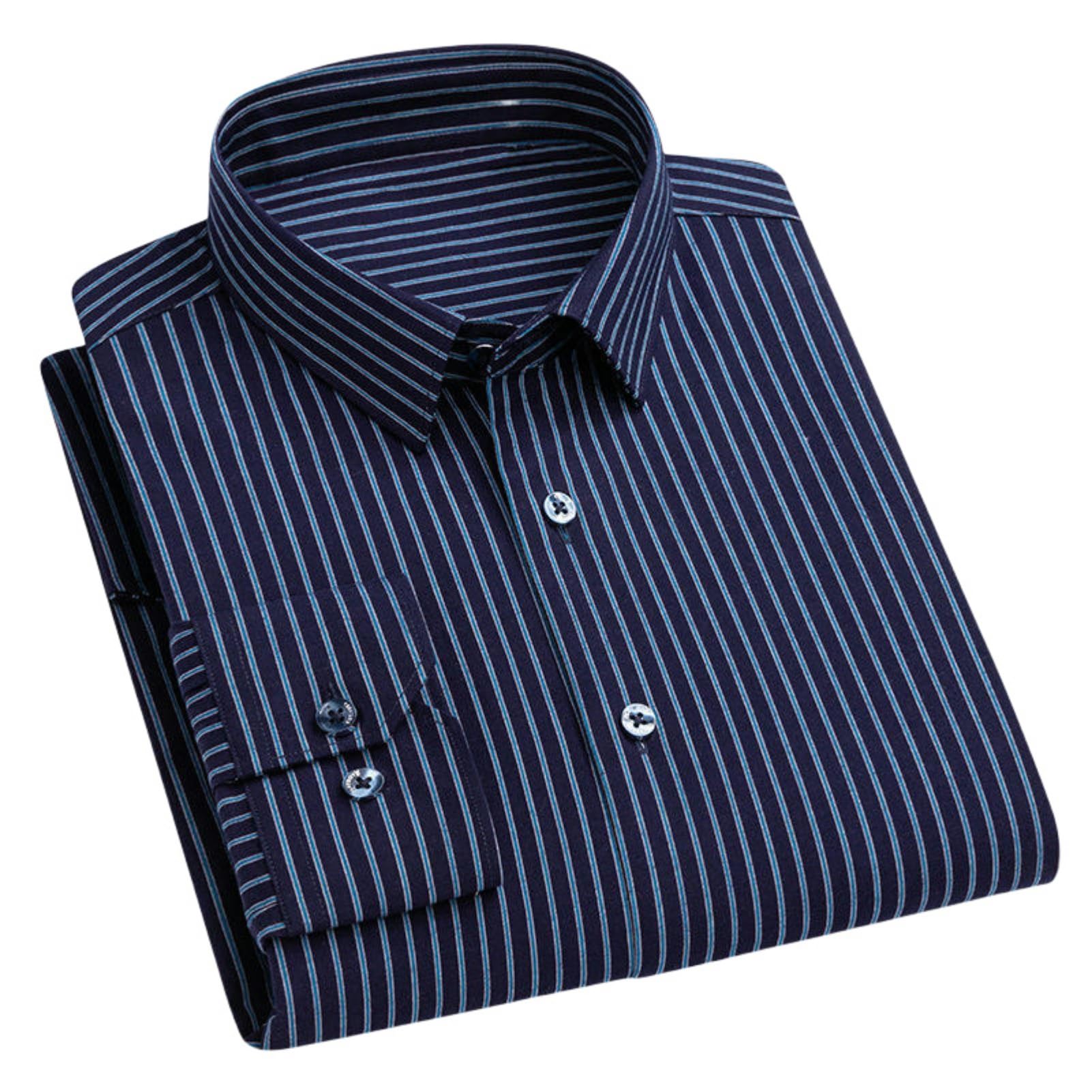 Camisa informal de negocios para hombre, primavera y otoño