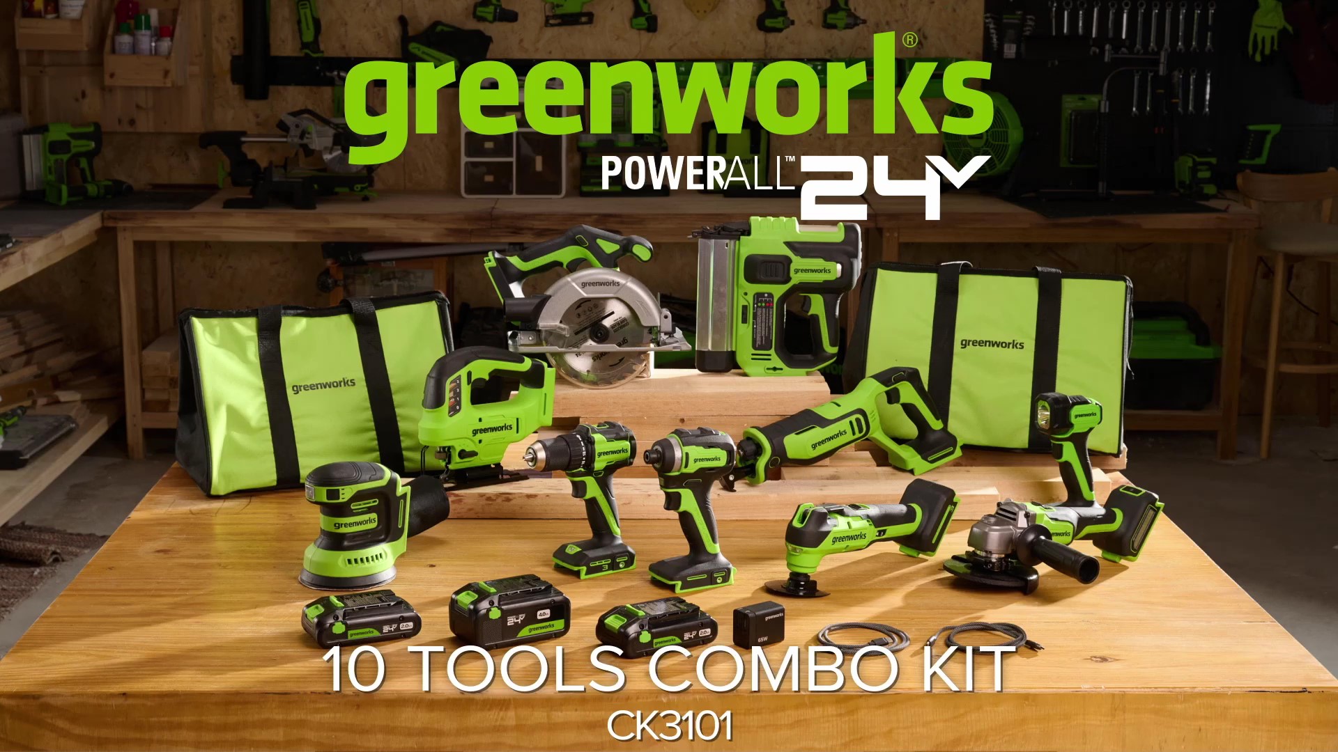 TBC & SOCIE GREEN STYLE 2個セット Amazon.com: Greenworks 24V Brushless 10PC TOOL, Drill+Impact