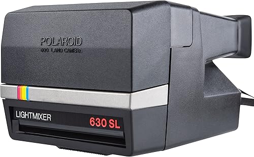 Miniatura 7 de Polaroid 630 SL Lightmixer Plata con Rayas Arco Iris