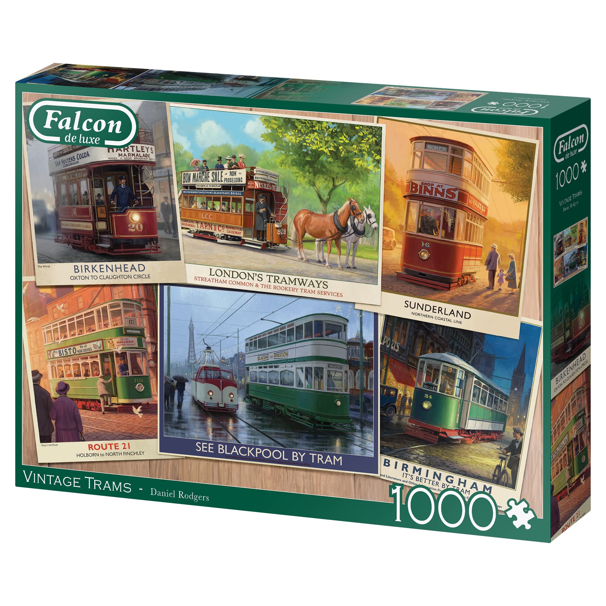 Vintage Trams - 1000 Teile