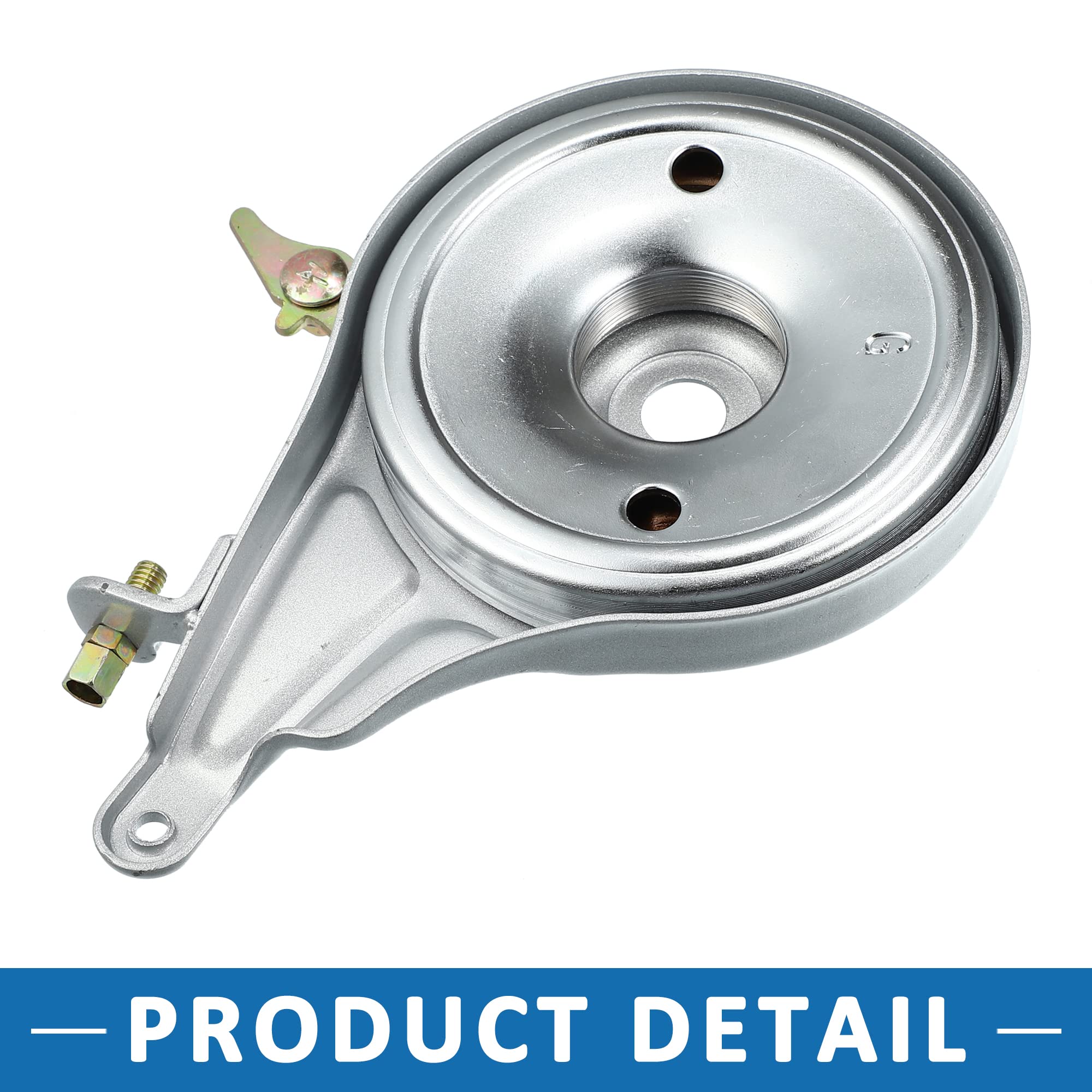 A ABSOPRO Trasera Rueda Freno Tambor para Eléctrica Bicicleta 14mm Freno Tambor Plateado Tono
