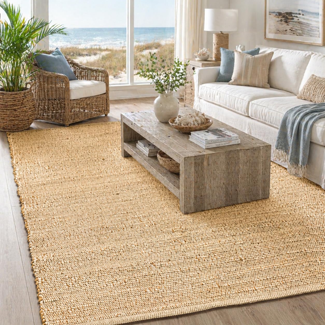 Chardin Home Jute Cotton Rug