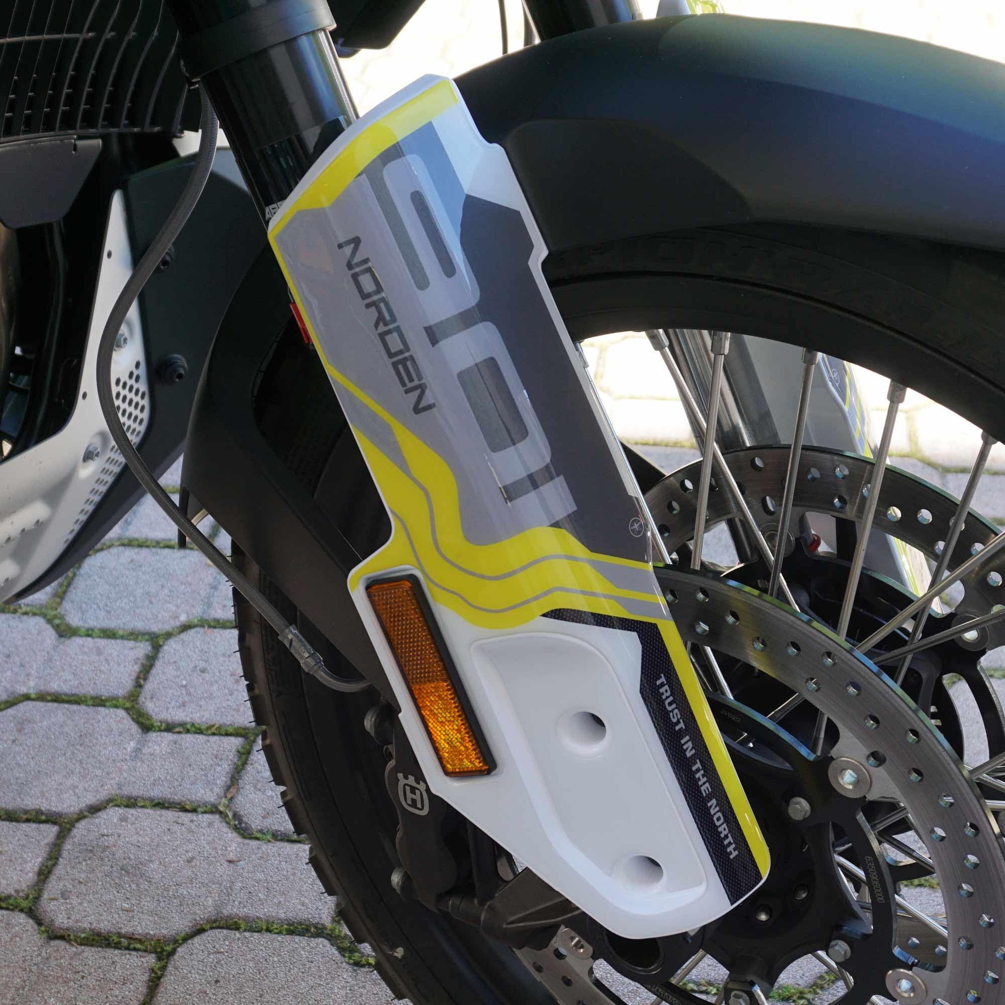 labelbike - 3D Stickers Decorations and Protections Motorcycle Fork Protections Compatible with Husqvarna Norden 901 2024