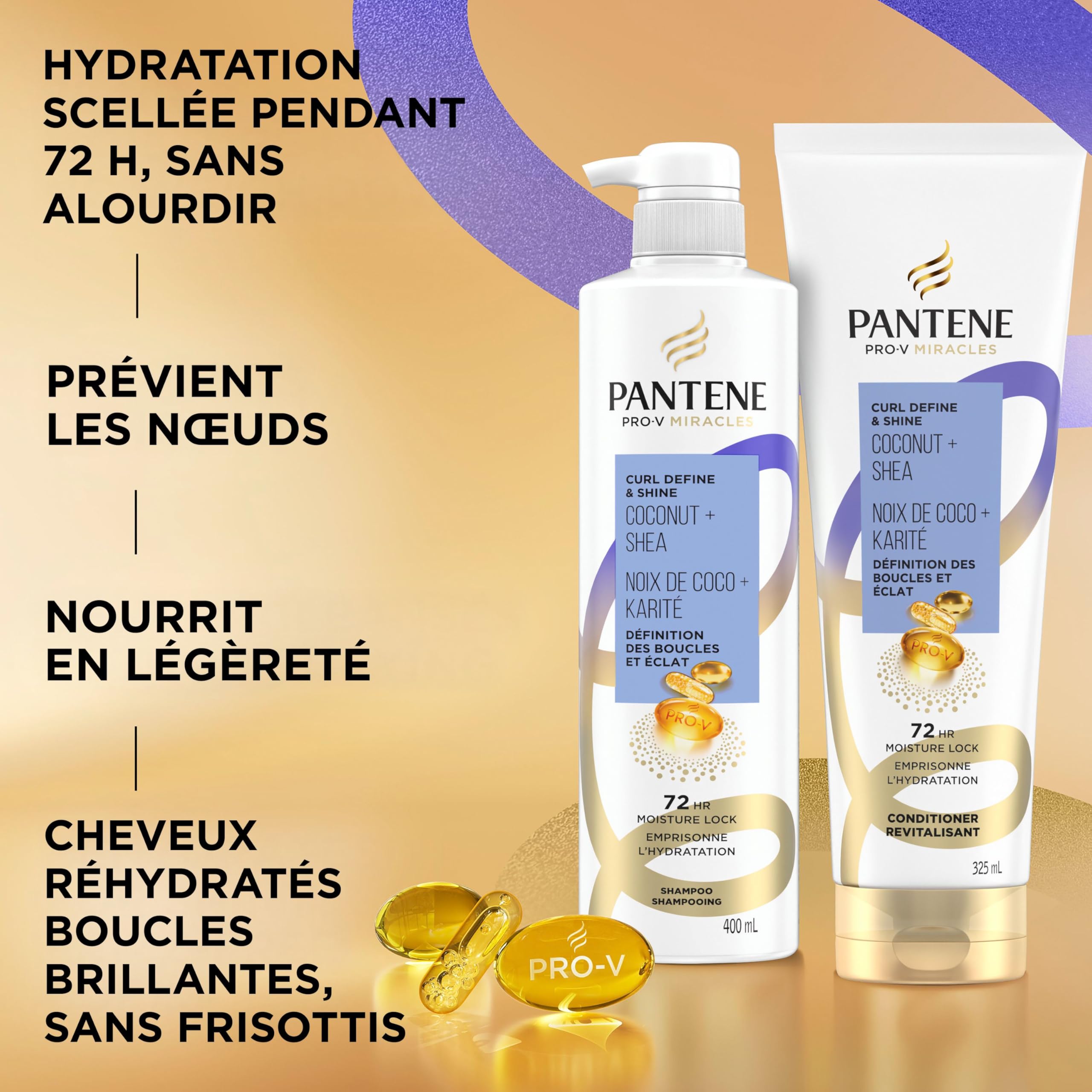 Pantene Pro-V Sulfate-Free Curl Define Shampoo with Coconut