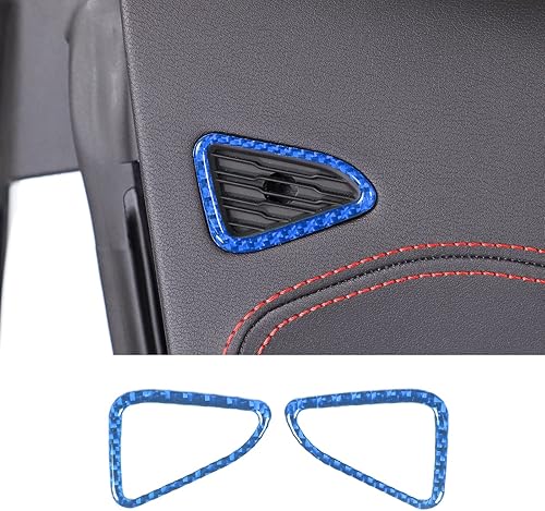 CHEAYAR Adhesivo suave de fibra de carbono real 3D para puerta de automóvil, marco de altavoz, compatible con Corvette C8 Stingray Z06 Z51 2020 2021