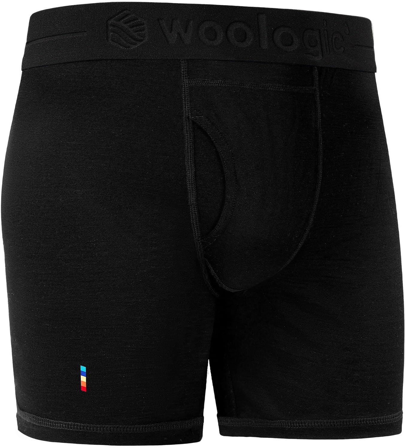 100% Merino Wool Boxer Briefs for Men, Slim Fit Breathable Moisture Wicking Underwear for Hiking, Travel & Everyday