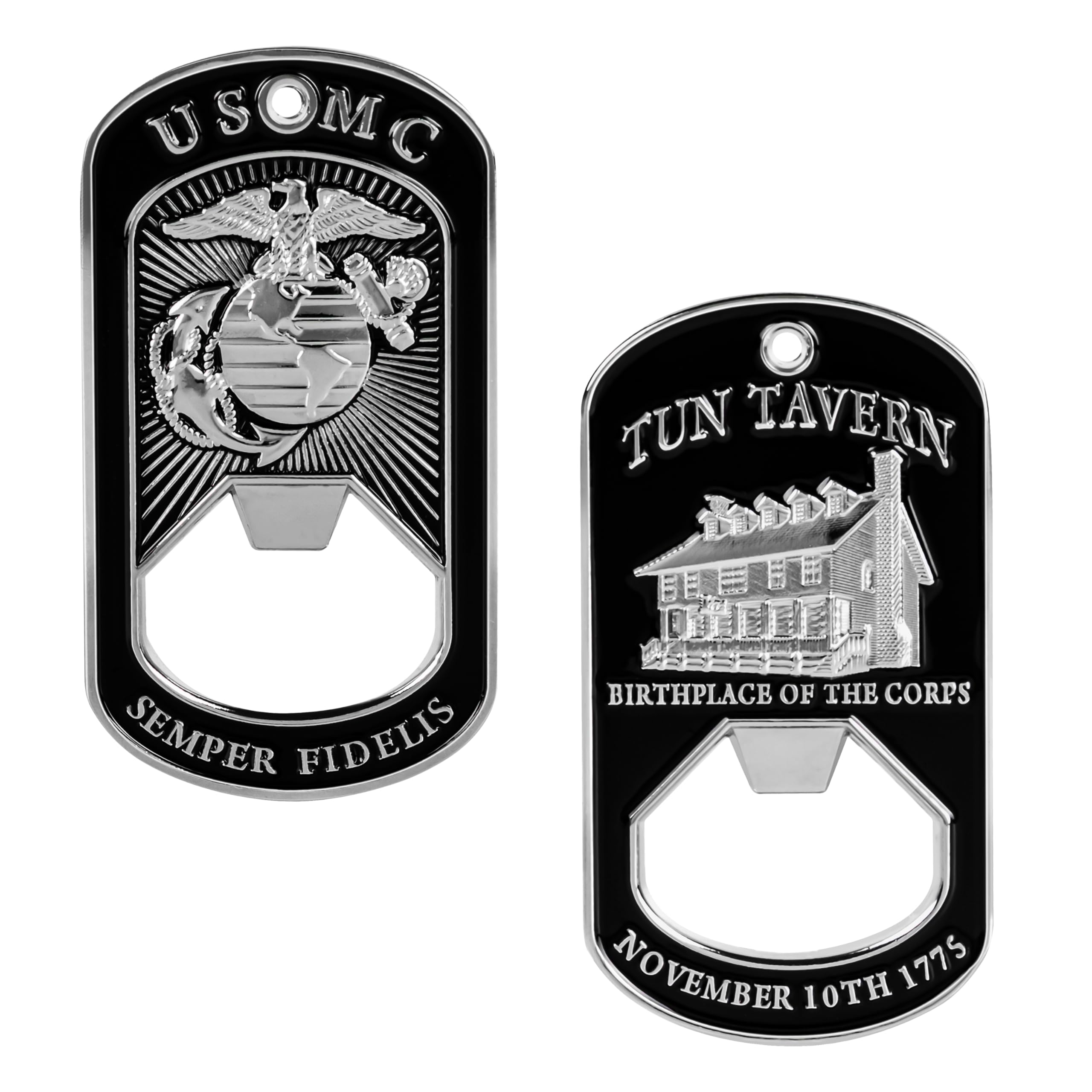 米軍放出品USMC 海兵隊 樽材 栓抜き ボトルオープナー キーフック 希少 Amazon | USMC Tun Tavern ドッグタグ 栓抜き | 海兵隊 誕生日