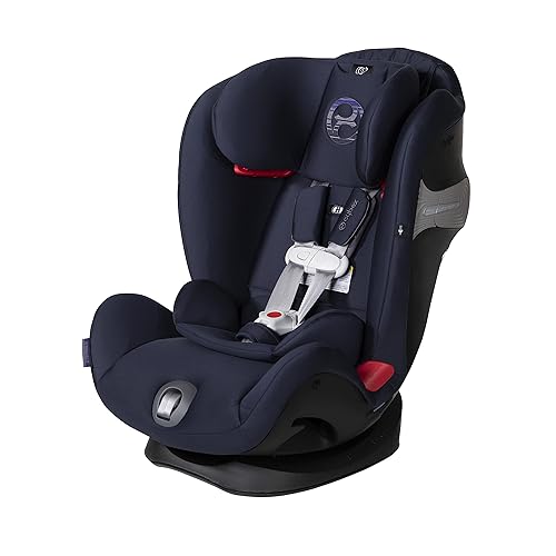 Cybex Eternis S asiento convertible todo en uno uso desde el nacimiento hasta 120 libras reposacabezas reclinable ajustable de altura de 12