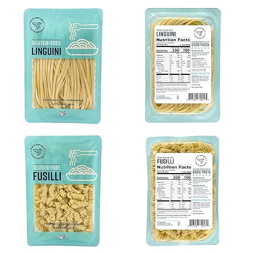 Miniatura 11 de Paquete variado de pasta sin gluten de Taste Republic, cocina en 4 minutos o menos, fideos sin gluten, fettuccine de espinacas, tortellini de 4
